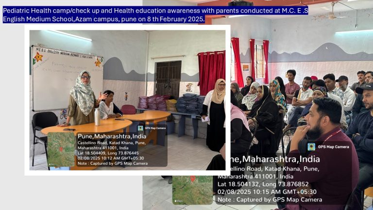 Paediatric health Camp/Checkup